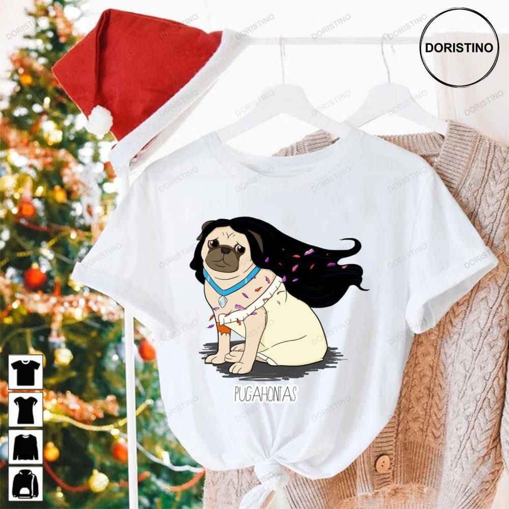 Pugahontas Cute Dog Limited Edition T-shirts